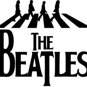 DIY Beatles Vinyl Decal, Cartoon Character, Laptop Decal, Tablet Decal ...