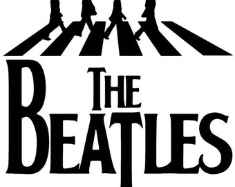 DIY Beatles Vinyl Decal, Cartoon Character, Laptop Decal, Tablet Decal, Yeta Mug Decal, Music Lover, Beatle Fan Decal, Car Window Decal