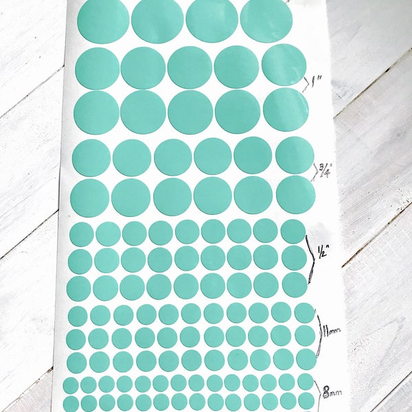 Pick Your Color DIY Peel and Stick Vinyl Dots for your DIY Projects