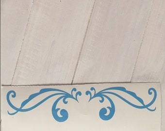 DIY Vinyl Accent Scrolls or Flourish Home Decor