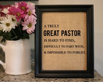 Pastor Appreciation Print - Pastor Gift - Pastor Retirement - Church Gift