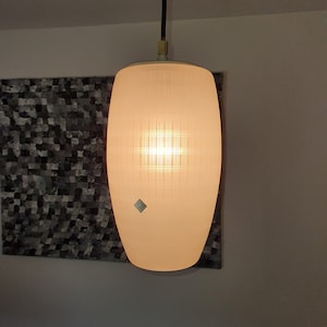 Doria Mikado Lamp 60s vintage glass mid century lamp pendant light
