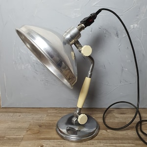 Vintage Kurt Rosenthal lamp Art Deco industrial design