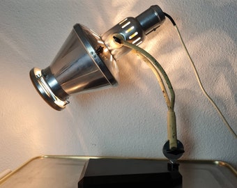 Hanau Lux industrial Tischleuchte table lamp art deco Bauhaus mid century vintage