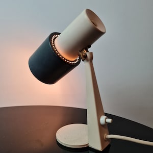 Mid Century Tischlampe MCM Nachttischlampe Lampe Leuchte Design Vintage 50er Jahre