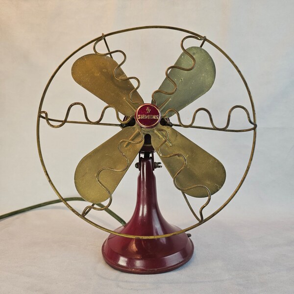 Mid century Siemens Fan Ventilator Art deco Bakelit