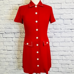 1980’s Red Mini Dress