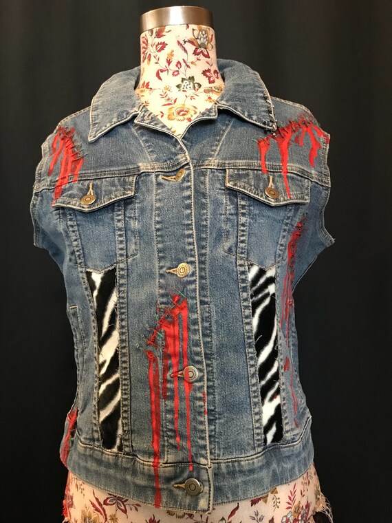 Retour des des des morts-vivants personnalisé veste de Denim 5645c1 Retour des des des morts-vivants personnalisé veste de Denim 5645c1
