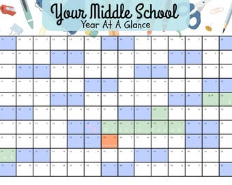 DIGITALE: Calendario accademico 26-27 per la stampa di banner in classe