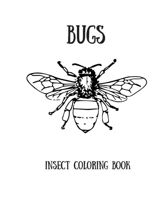 Printable Insects Coloring E-book /Grownup Coloring Reserve/Printable Electronic PDF Obtain/Developed-up Coloring E-book photograph about Printable Bugs referred to as Printable Insects Coloring E book /Grownup Coloring Ebook/Printable Electronic PDF Obtain/Developed-up Coloring E book