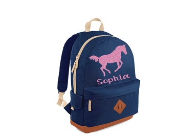 personalised horse backpack
