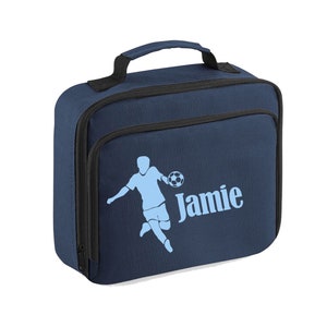 Personalisierte Football Lunch Bag Navy Blue