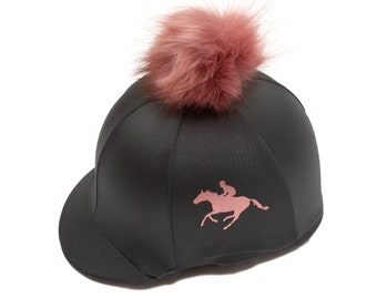 Jockey Silhouette Riding Hat Silk