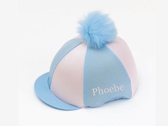 RIDING HAT COVER BABY PINK 