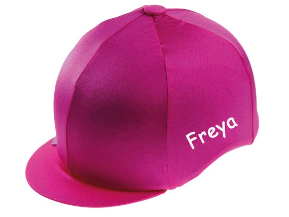 Personalised Riding Hat Cover With 