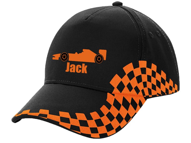 Personalized Racing Hats for Go-kart Parties – Custom Name Baseball ...