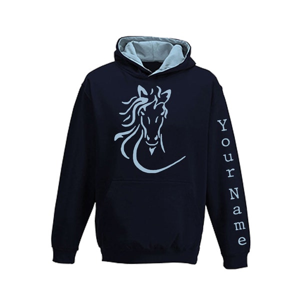 Flowing Mane Kid's Horse Riding Hoody