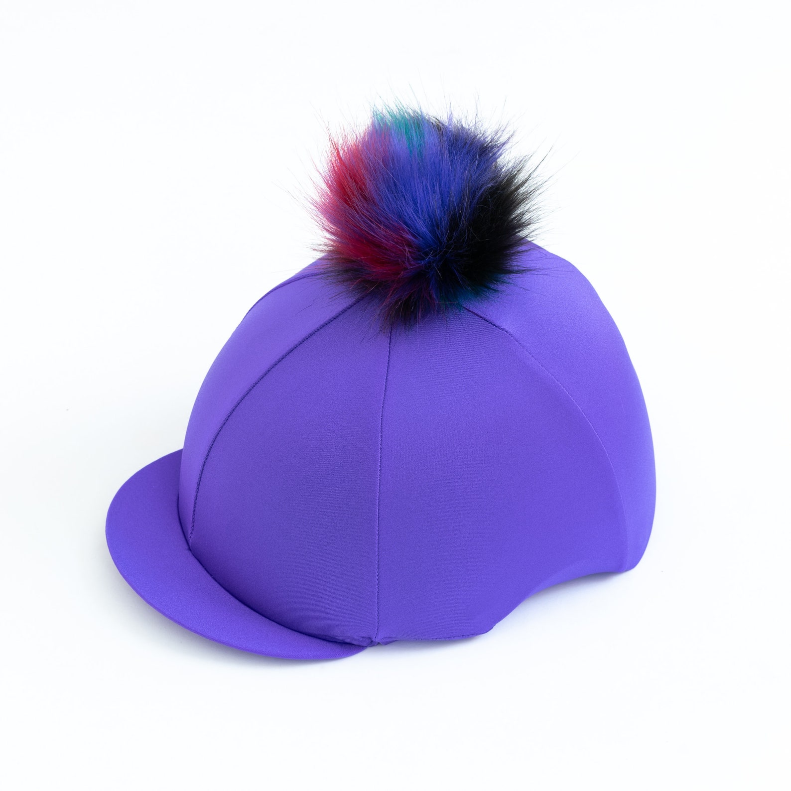 Personalised Purple Riding Hat Silk Cover Etsy