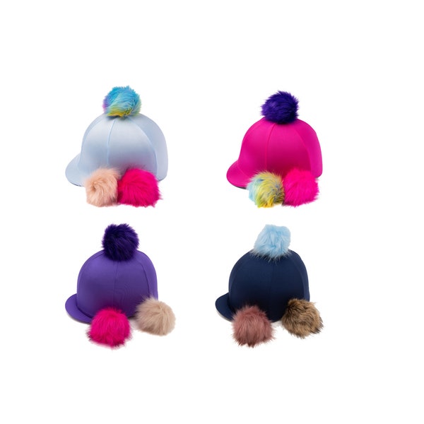 Swap-It Poms Riding Hat Silks