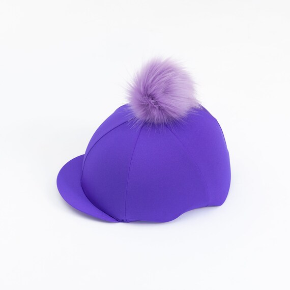Personalised Purple Riding Hat Silk Cover Etsy