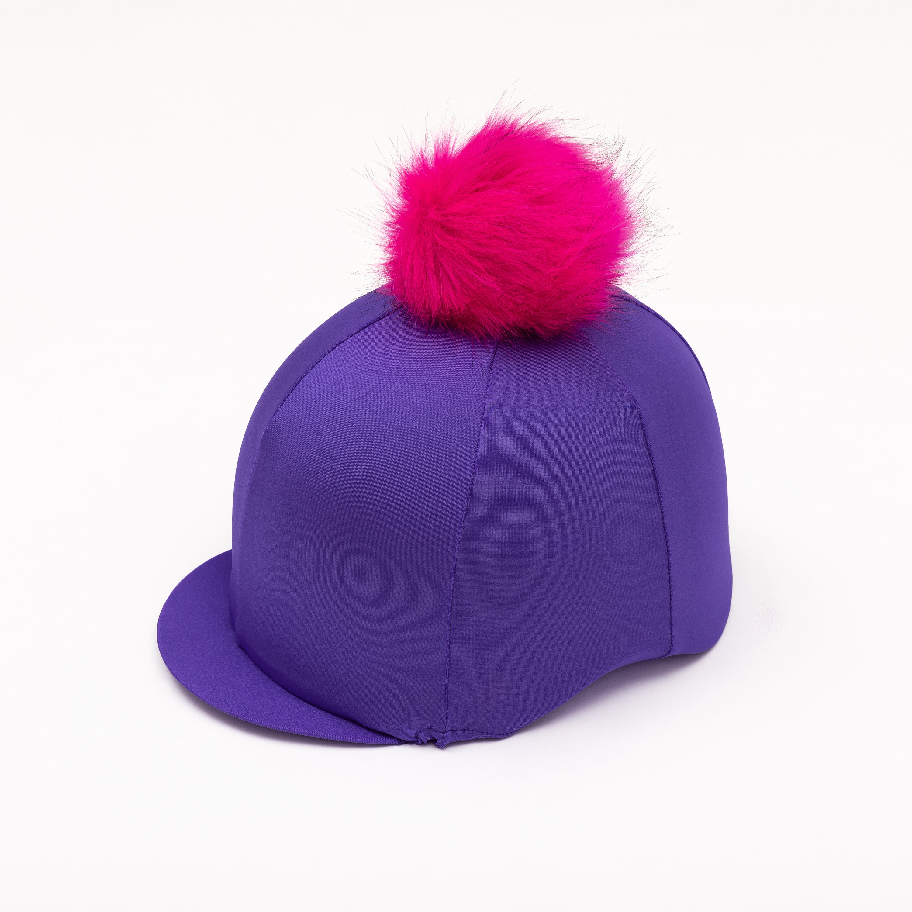 Personalised Purple Riding Hat Silk Cover Etsy UK