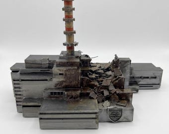 Hand-painted Model of Chernobyl Reactor Unit A