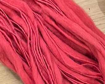 Hand Spun Art Yarn -  Thick & Thin Corriedale wool