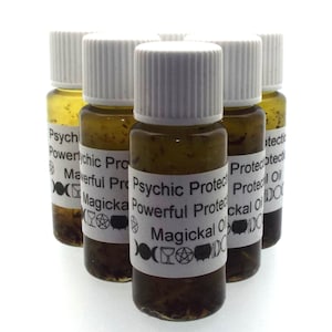 Psychic Protection Magickal Anointing Incense Oil