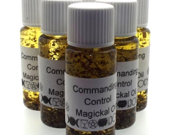 Commanding Magickal Anointing Incense Oil