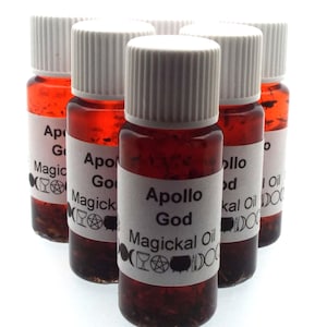 Apollo God Magickal Anointing Incense Oil