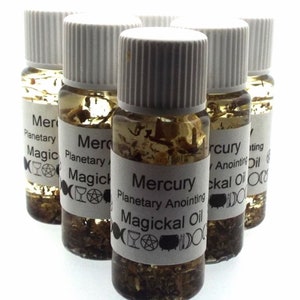 10ml Mercury Planetary Magickal Anointing Incense Oil