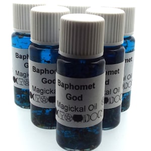 Baphomet God Magickal Anointing Incense Oil