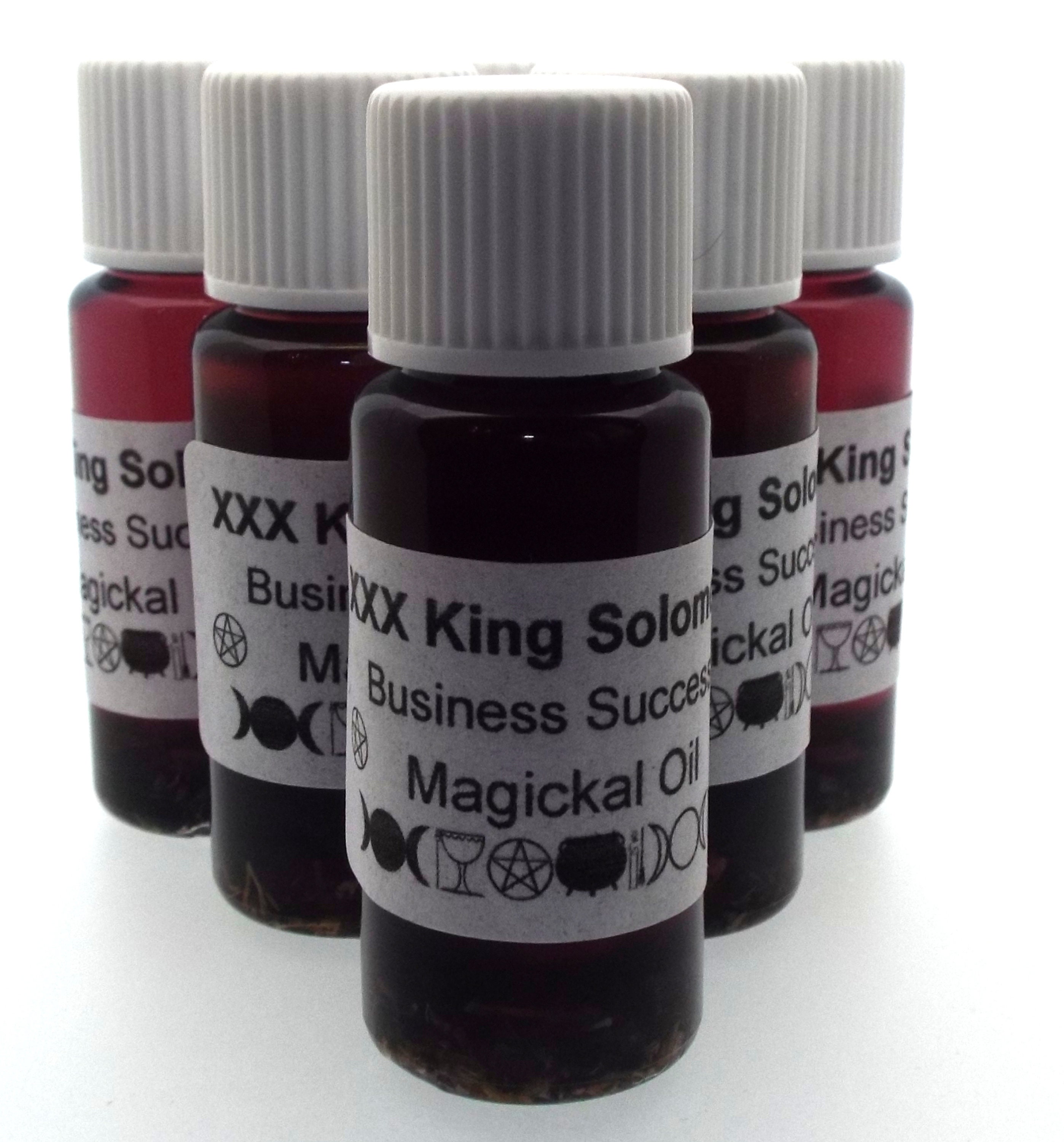 XXX Strength King Solomon Magickal Herbal Anointing Incense Oil