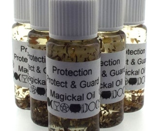 Protection Magickal Anointing Incense Oil