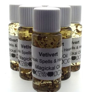 Vetivert Magickal Anointing Incense Oil