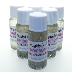 Star Dust Magickal Anointing Incense Oil Protection