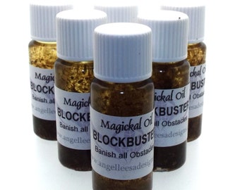 Blockbuster Magickal Anointing Incense Oil Banish Obstacles