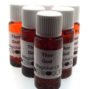 Thor God Magickal Anointing Incense Oil