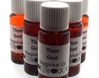 Thor God Magickal Anointing Incense Oil