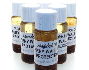 Fiery Wall Of Protection Magickal Anointing Incense Oil