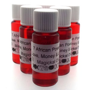 Seven African Powers Magickal Anointing Incense Oil