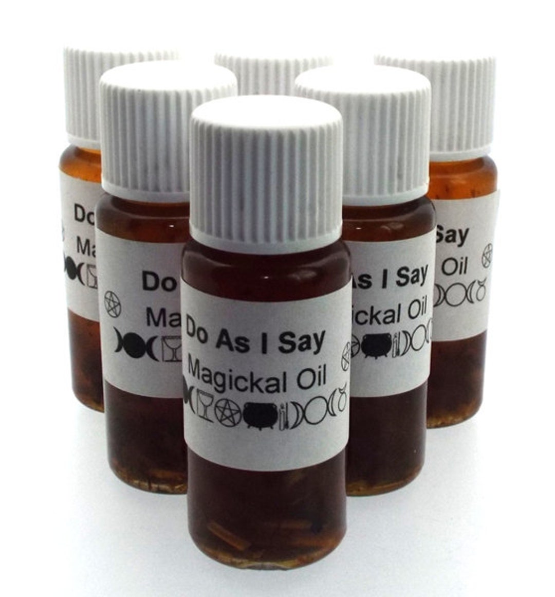Do as I Say Magickal Anointing Incense Oil Etsy