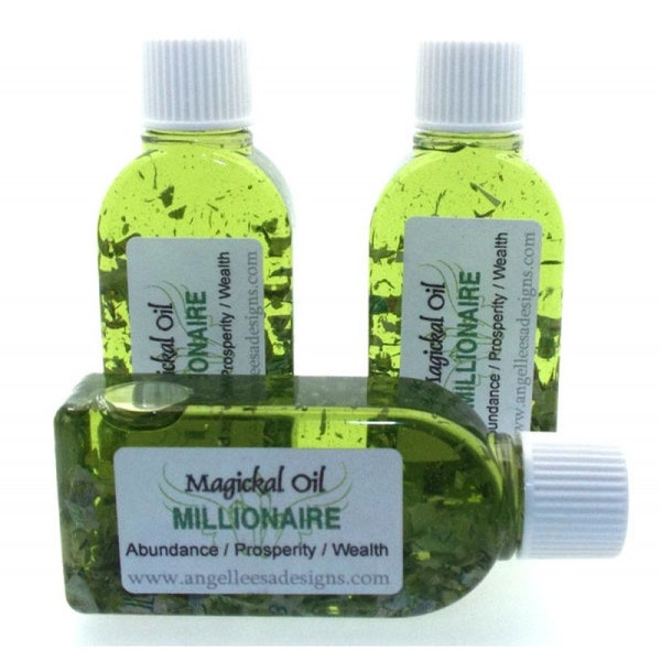 25 ml d'huile de sortilège du millionnaire Abondance, prospérité et richesse