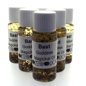Bast Goddess Magickal Anointing Incense Oil