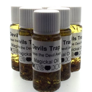 Devils Trap Magickal Anointing Incense Oil