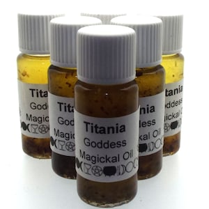Titania Goddess Magickal Anointing Incense Oil