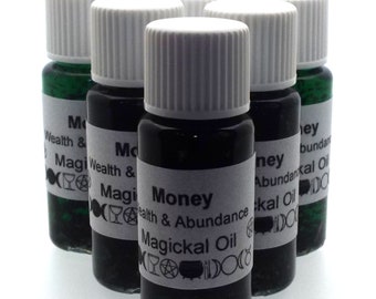 Money Magickal Anointing Incense Oil