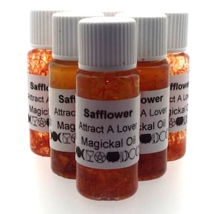 Safflower Magickal Herbal Anointing Incense Oil