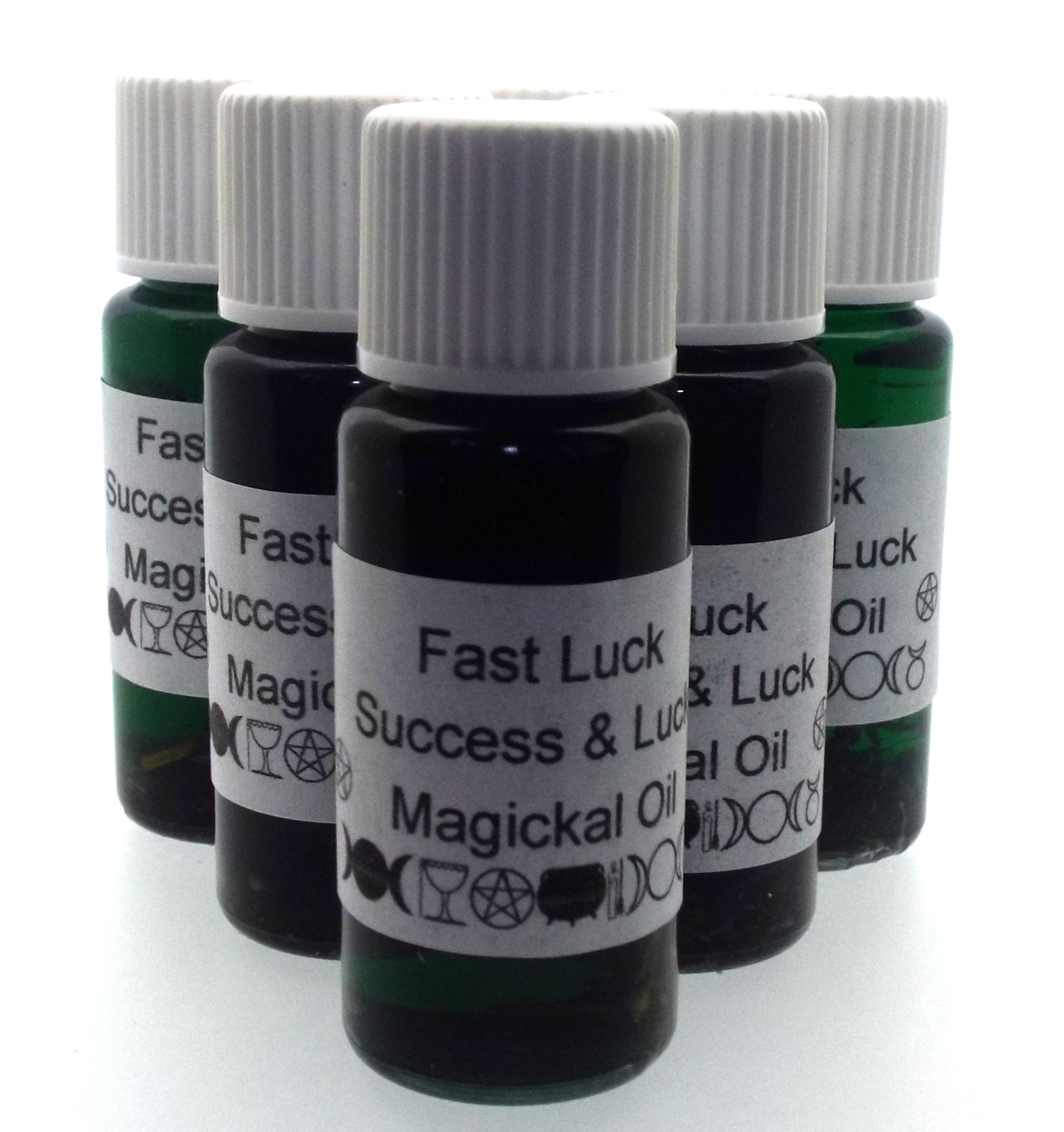 Fast Luck Magickal  Anointing Incense Oil