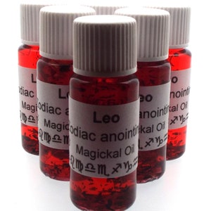 Leo Zodiac Magickal Anointing Incense Oil